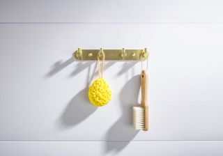 Планка с четырьмя крючками Aquatek Европа AQ4123BG шлифованное золото